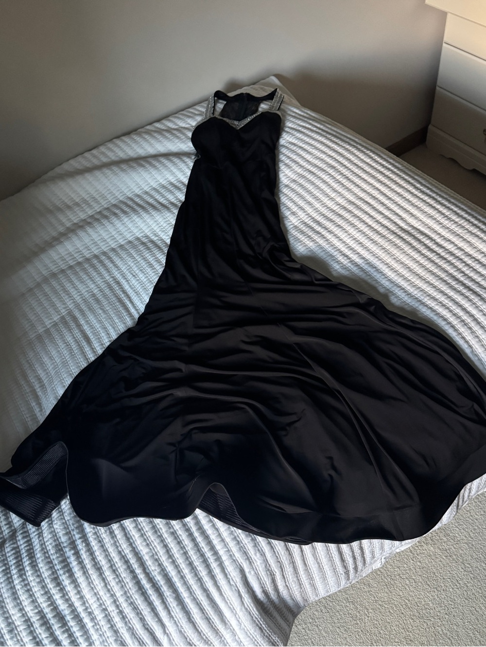Say Yes to the Prom Embellished Sweetheart Gown Rhinestone Illusion Back 5/6